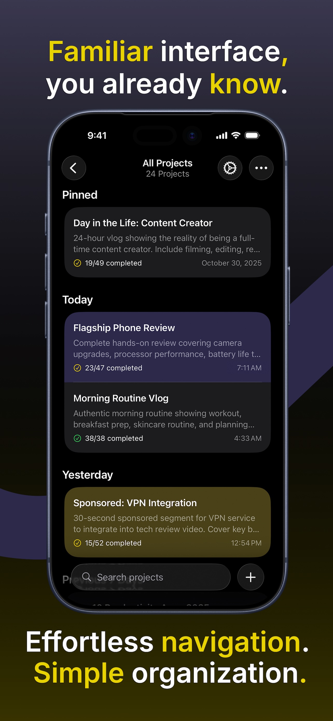 Cueboard's familiar iOS Notes-inspired interface